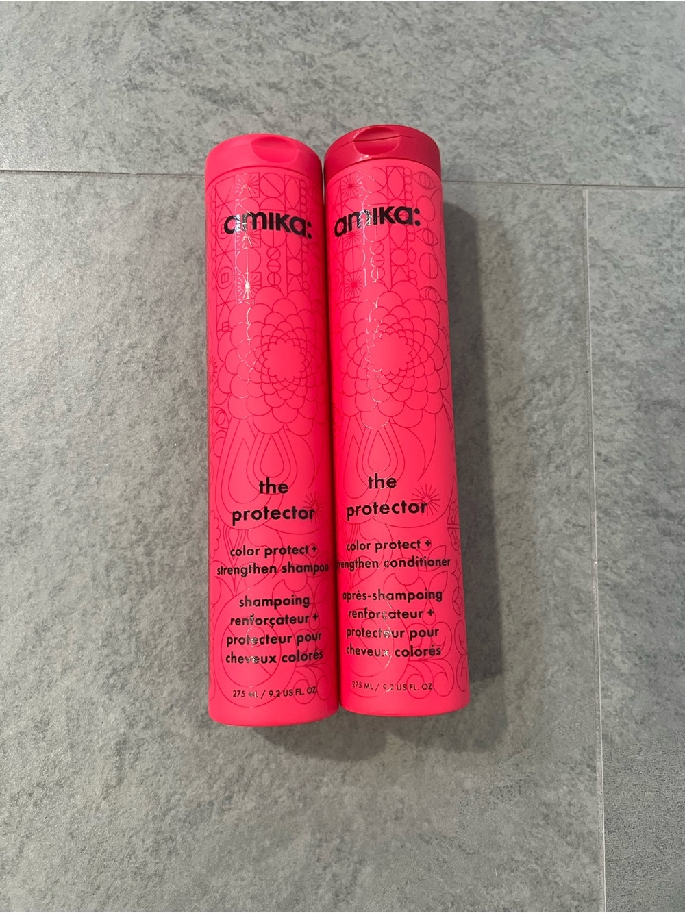 NWT Amika The Protector Color Protect + Strengthen Shampoo & Conditioner 275 mL